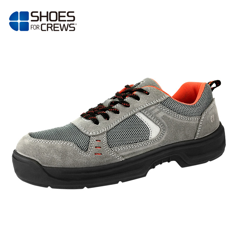 SFC防滑安全鞋男防砸防穿刺防静电工作鞋 运动款网布透气劳保鞋子