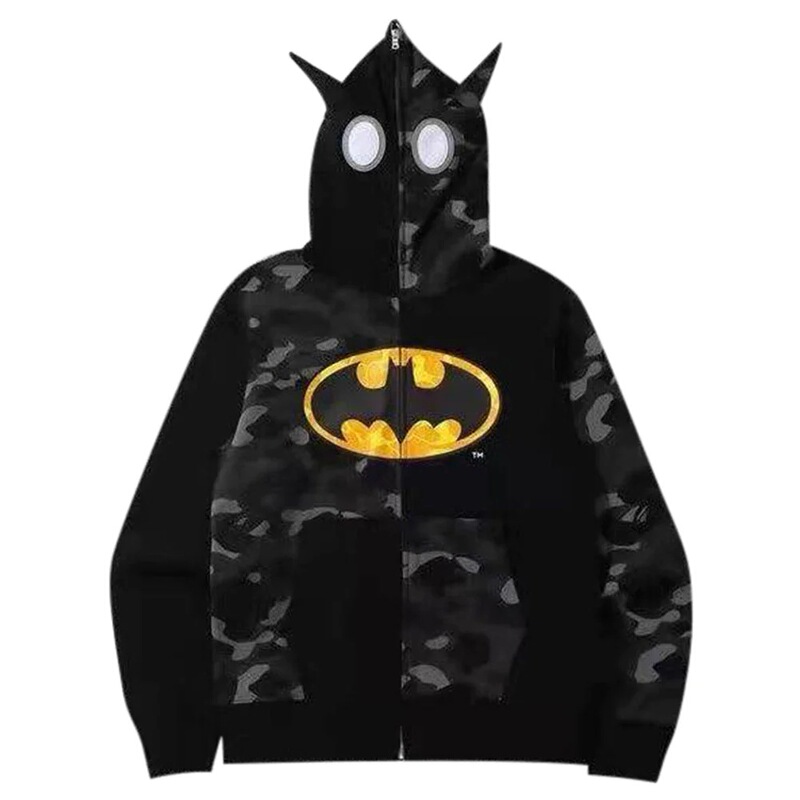 Cross-border new Batman hoodie Bruce Wayne role play 3D digital printing hooded sweater COS Cross-border new Batman hoodie Bruce Wayne role play 3D digital printing hooded sweater COS