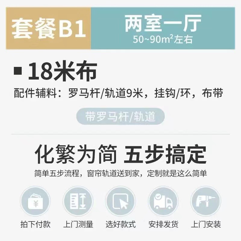 오프라인 폭발 패키지 설치: 레일로드가있는 커튼 3 개