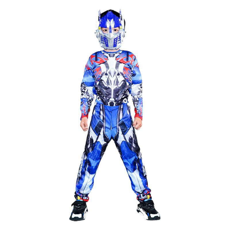 Детский Халк Железный Капитан Америка Оптимус Прайм Тор Мускул Одежда Хэллоуин Шоу Костюм