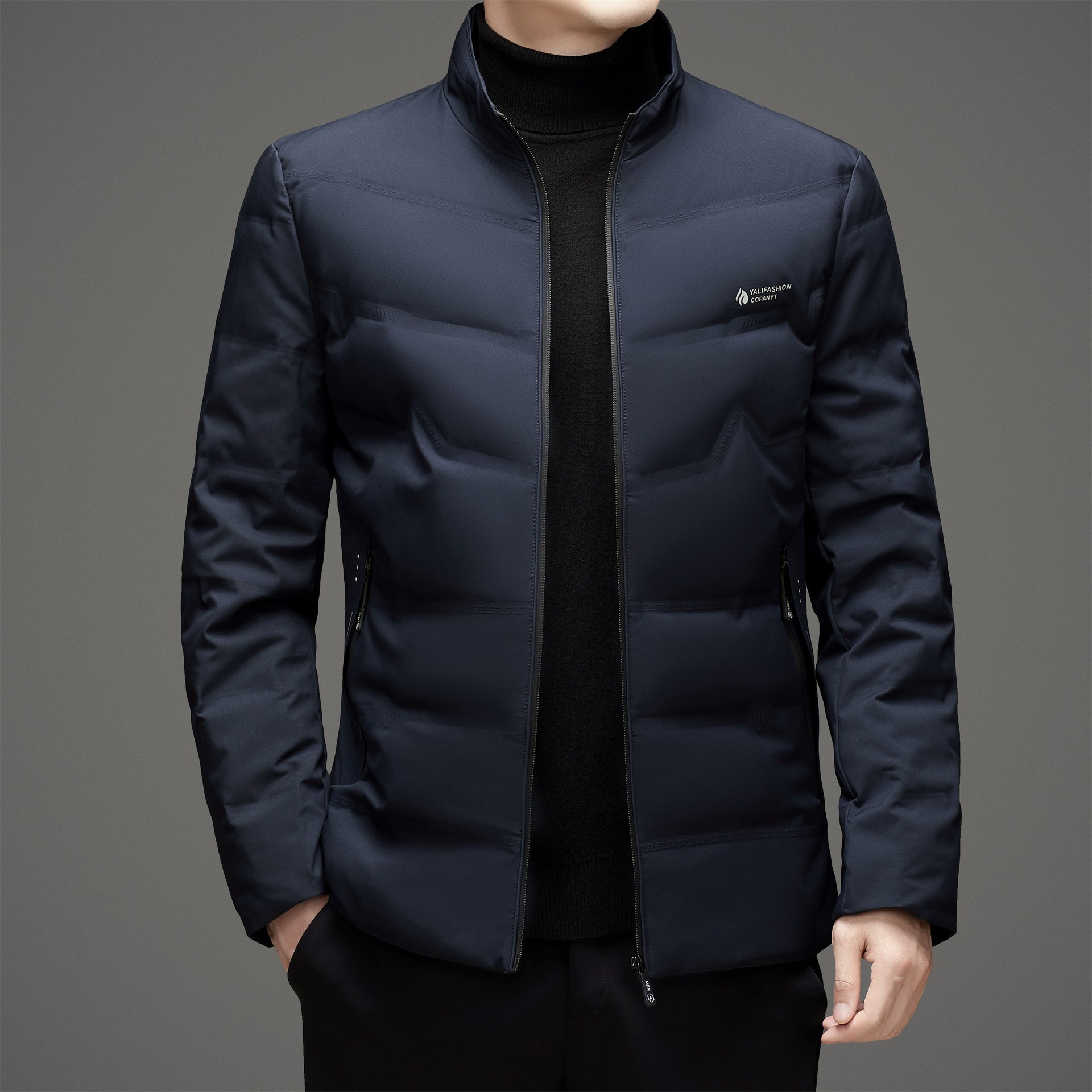 Demi-season keep warm thin down jacket for leisure