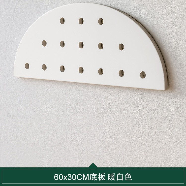 Entrada Pared de entrada de madera maciza agujero de almacenamiento rack Pared de pared colgante de madera