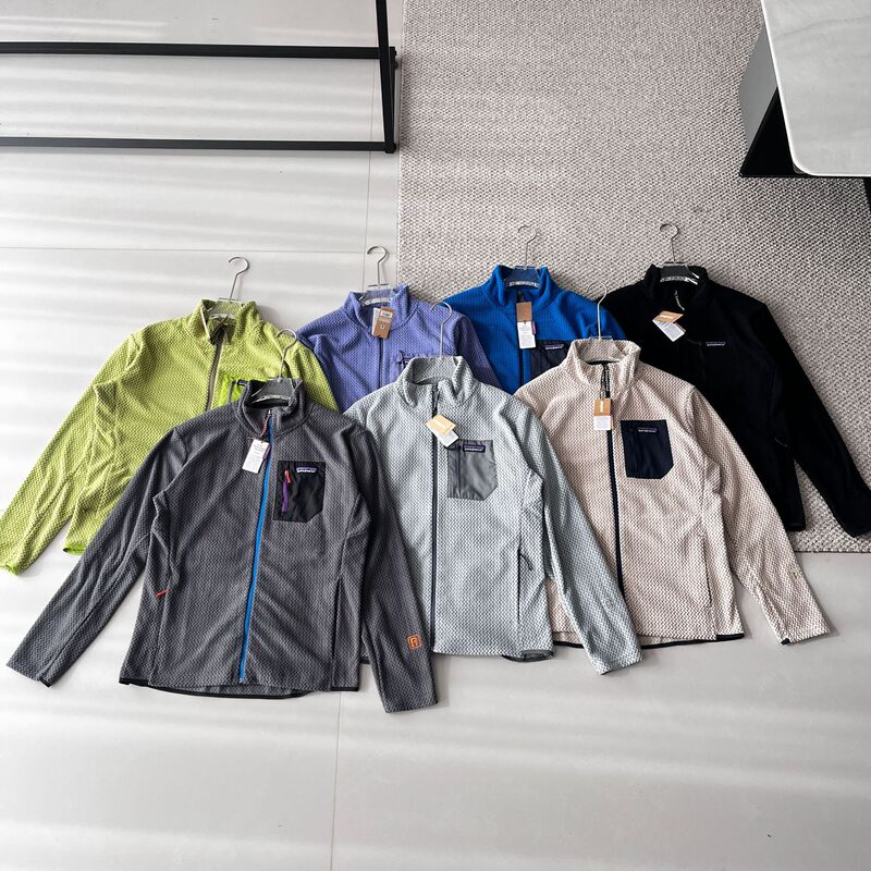 Pata m's R1Air Zip Neck Outdoor Warm Stand-Up Collar Full-Zip Fleece Jacket Middle Layer Pata m's R1Air Zip Neck Outdoor Warm Stand-Up Collar Full-Zip Fleece Jacket Middle Layer