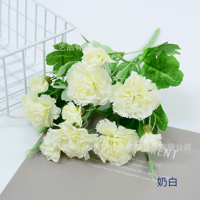 Simulación de 10 claves para decorar el hogar Día de la Madre Día del Maestro ramo de regalos de flores centro comercial tela de atmósfera festiva