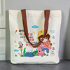 Summer shopping bag, capacious linen bag, cloth bag, wholesale