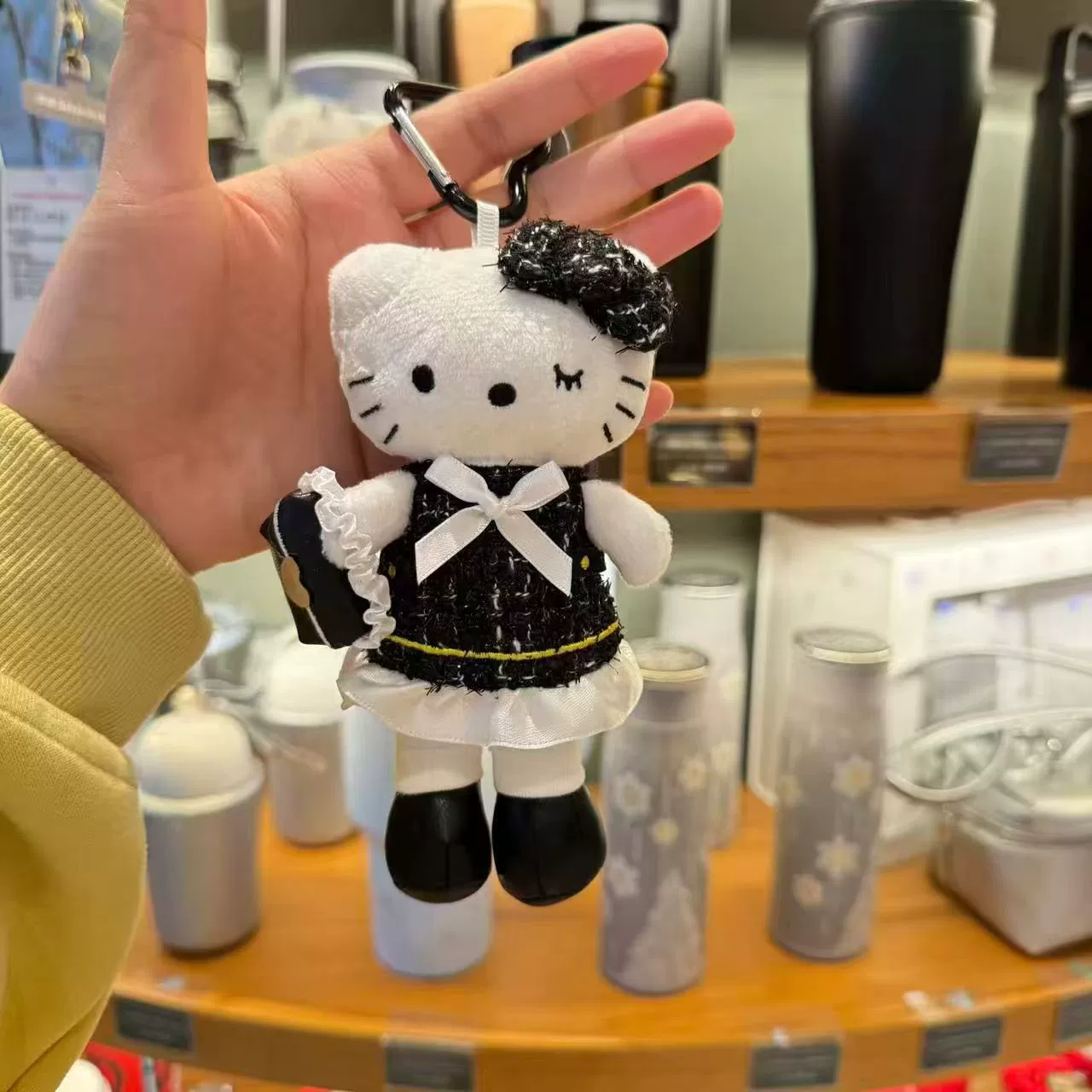 Плюшевый брелок (Sanrio) Hello Kitty, плюшевая кукла-талисман, размеры 10–16 см
