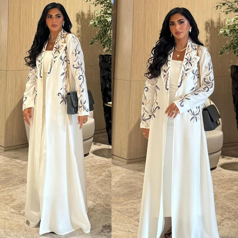 Ln241 Cross-Border Women's Fashion Robe with Exquisite Embroidery and Floral Cardigan for Women Ln241 Cross-Border Women's Fashion Robe with Exquisite Embroidery and Floral Cardigan for Women