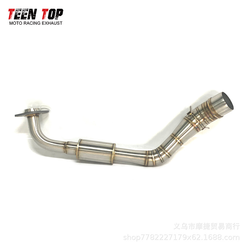 Suitable for Yamaha Nvx125 Modified Exhaust Pipe Scooter Nvx155 Half Blue Integrated Exhaust Front Section