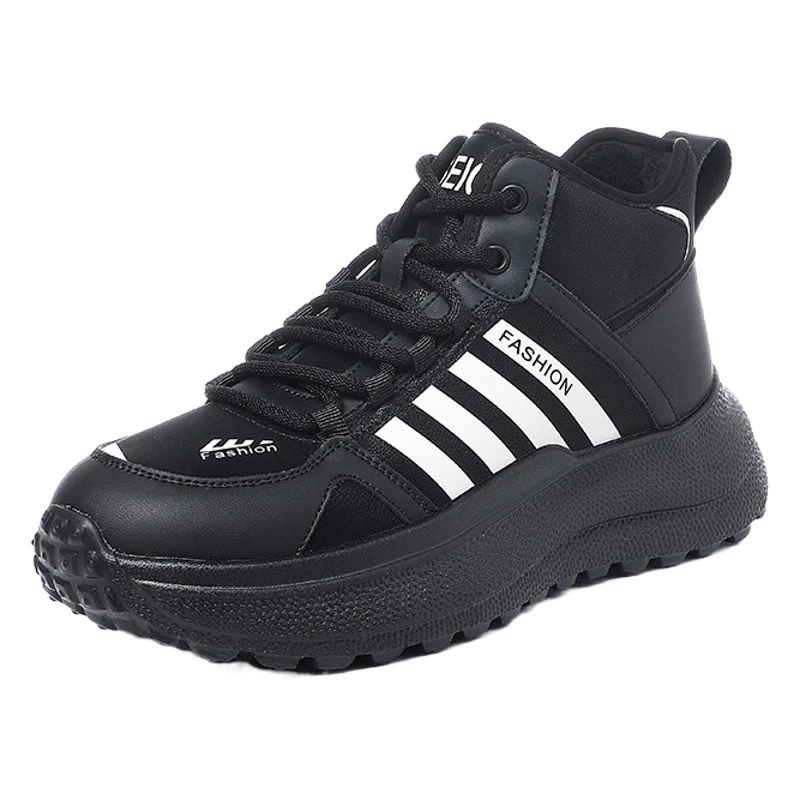 Обувь Terahertz с магнитной вибрацией 2023 Обувь для здоровья, многофункциональная Массажная обувь, повседневная обувь на толстой подошве с высокой флисовой подкладкой