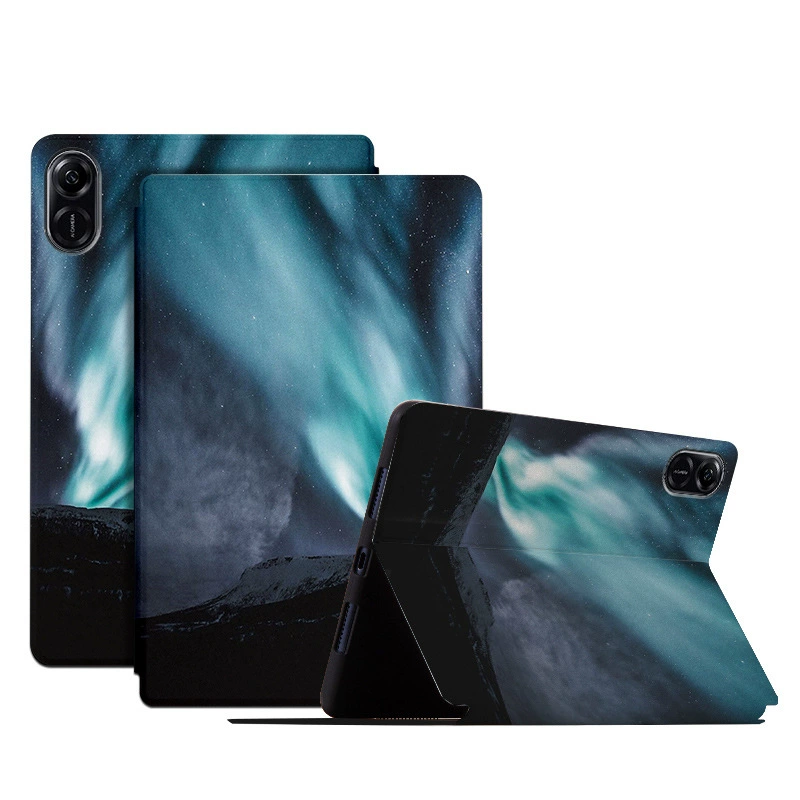Подходит для Honor 11.5-дюймов PAD планшета, съемный кожаный чехол, милый мультяшный рисунок, акварель X9 X8 Pro защитный корпус
