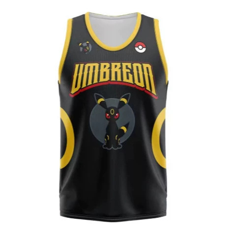 Pokémon Basketball Shirt Anime 3D Printed Adult and Children's Vest Gym Workout Vest Summer Quick-Dry
