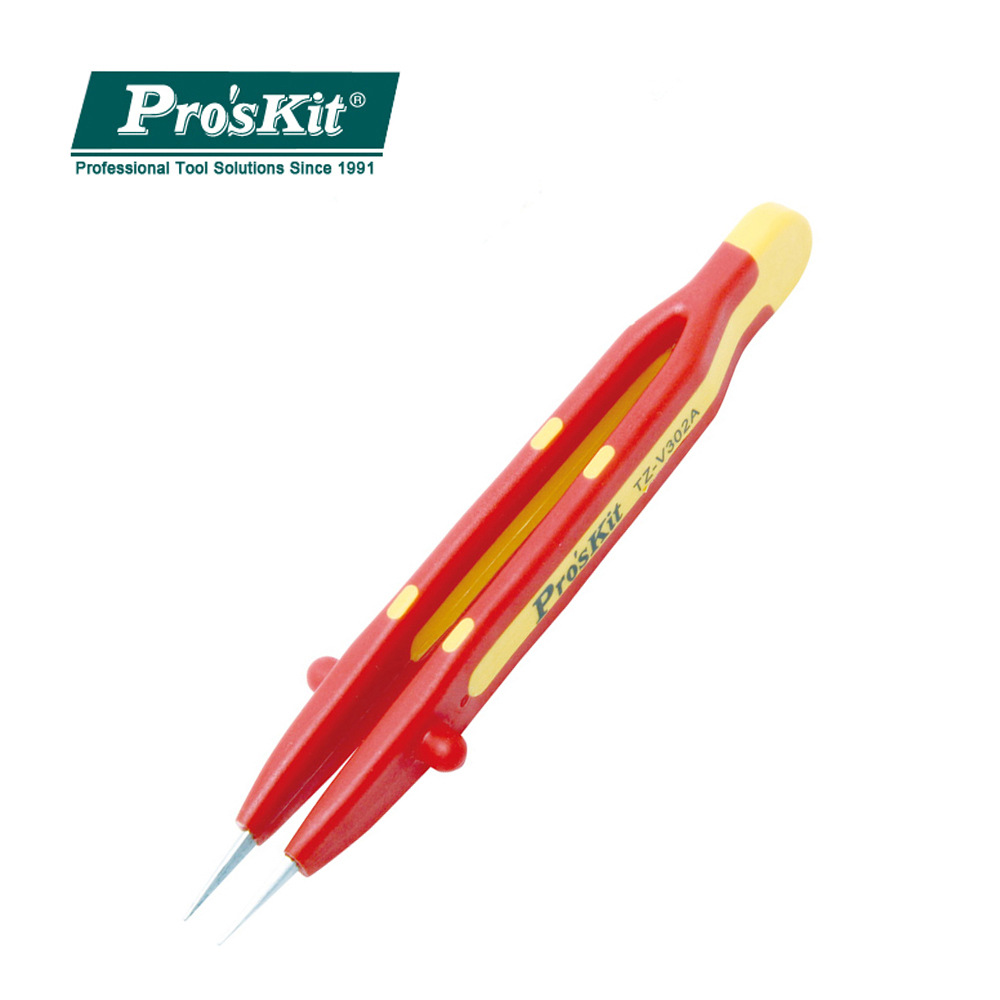 台湾宝工 TZ-V3 VDE 1000V绝缘镊子 耐高压、耐冻、耐燃材质制造