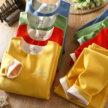 Children's Suit Autumn and Winter New Boy Suit Warm Underwear Set - ShopShipShake