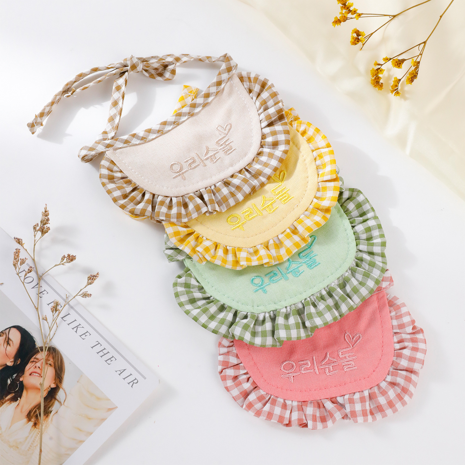 Toallas de saliva para mascotas ins babero para perros y gatos coreanos babero para saliva babero para cachorros babero para mascotas babero para gatos