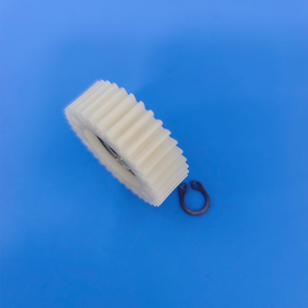 36-Tooth 608 Bearing Nylon Rubber Gear with Installation Spring for Electric Scooter Nylon Rubber Gear