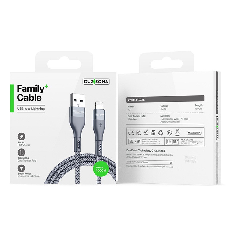 Aplicable a la fábrica del cable de datos del teléfono móvil del iPhone de Apple al por mayor USB al cable de carga trenzado de nylon del relámpago