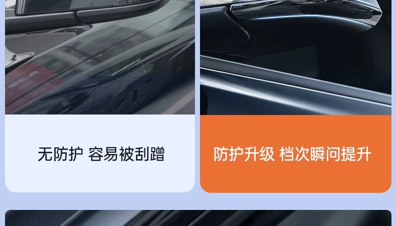 Suitable for Tesla Model Y/YL/3 new version rearview mirror anti-collision strip anti-scratch protective sticker car accessories