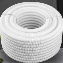 pvc阻燃波紋管加厚波紋管白色塑料波紋管電線保護套管穿線軟管