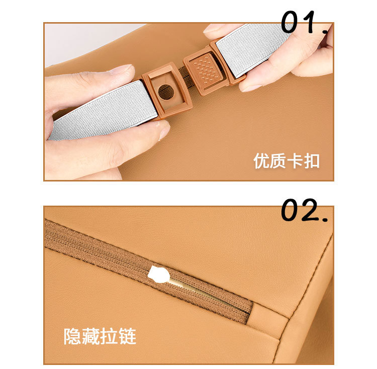 Car cushion four seasons universal headrest lumbar support integrated seat main driving ventilation cushion single piece breathable interior accessories