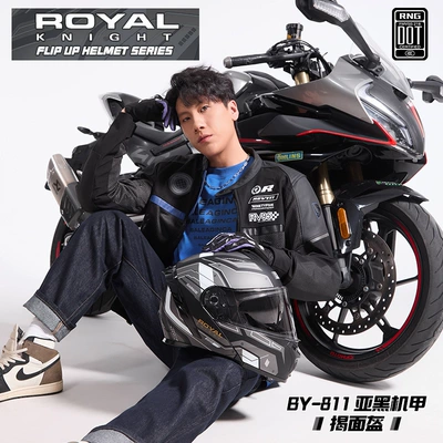 Open-Face Helmet All-Season Motorcycle | Motosiklet kaskı (dəbilqə) - yahei-fighter-mecha-silver-plated-endoscope-l
