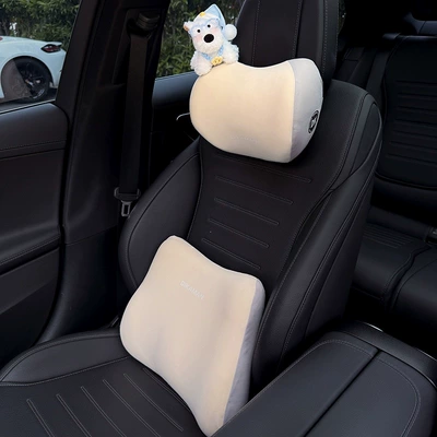 Car Accessory for Women, Headrest - passenger-blue-pajamas-west-highland-lumbar-support