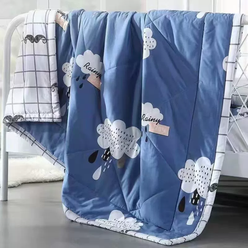 Летний кондиционерный одеяло, стираемое в стиральной машине, двухместное/одноместное тонкое одеяло для студенческого общежития