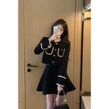 小香风套装裙2025年新款女秋季名媛气质高端时尚洋气高级感两件套