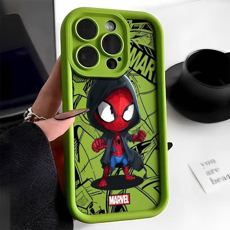 Funda para teléfono iphone16pro para pareja Apple 15 anti-caída 14 dibujos animados 13promax nuevo 12x Europa y América