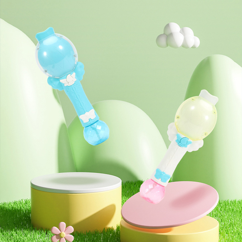 Cartoon Glowing Bubble Stick, Leak-Proof, Shatterproof Bubble Stick for Children, Automatic Electric Bubble Machine