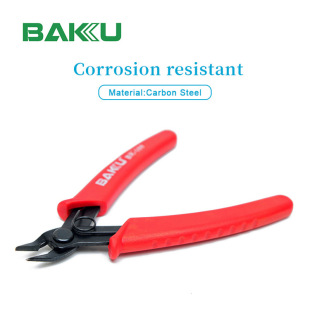 Baku Bk-109 Wire Cutter Pointed Repair Stripping Tool Pointed Mini Pliers Rubber Handle Precision Pointed Mouth