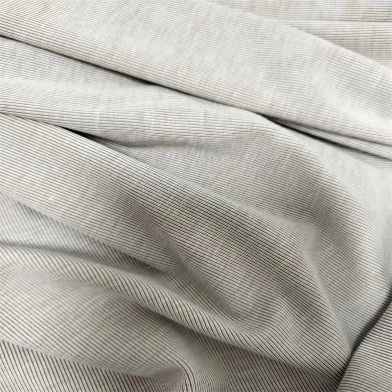 210克人棉锦纶1*1罗纹 棉盖丝 针织面料