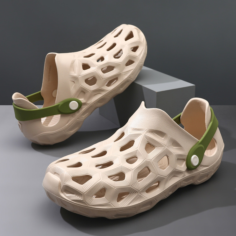 Source Factory Summer Coconut Hole Shoes, Comfortable and Lightweight Eva Dual-Wear Sandals, Breathable Non-Slip Casual Shoes for Outdoor Wear Source Factory Summer Coconut Hole Shoes, Comfortable and Lightweight Eva Dual-Wear Sandals, Breathable Non-Slip Casual Shoes for Outdoor Wear