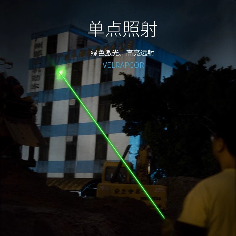 スマイルシャーク 強力な光 長距離グリーンレーザー 星空電気レーザーペン ハイライト猫サンドテーブル ミニポータブル懐中電灯|undefined