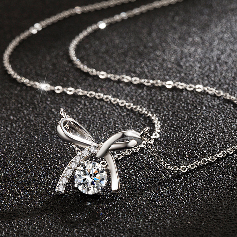 necklace with bow