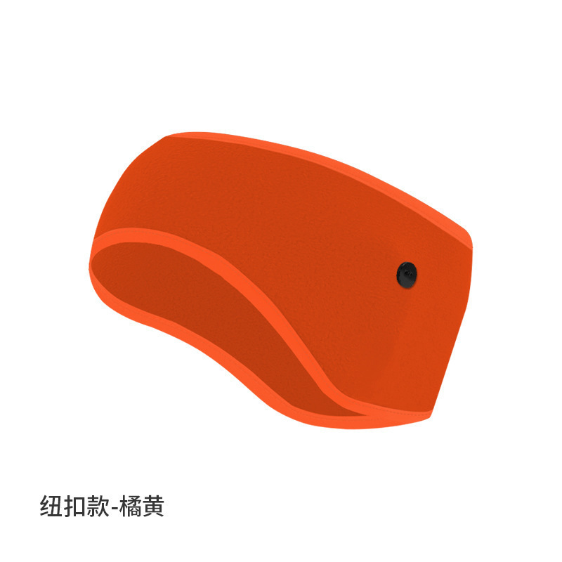 亚马逊防寒发带纯色抓绒防风额头保暖头带加绒加厚跑步运动护耳带|undefined