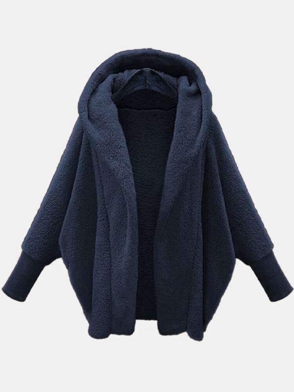 AliExpress Wish ebay2024 秋と冬のヨーロッパとアメリカの服無地長袖フード付きルーズぬいぐるみベルベットジャケット女性のための|undefined