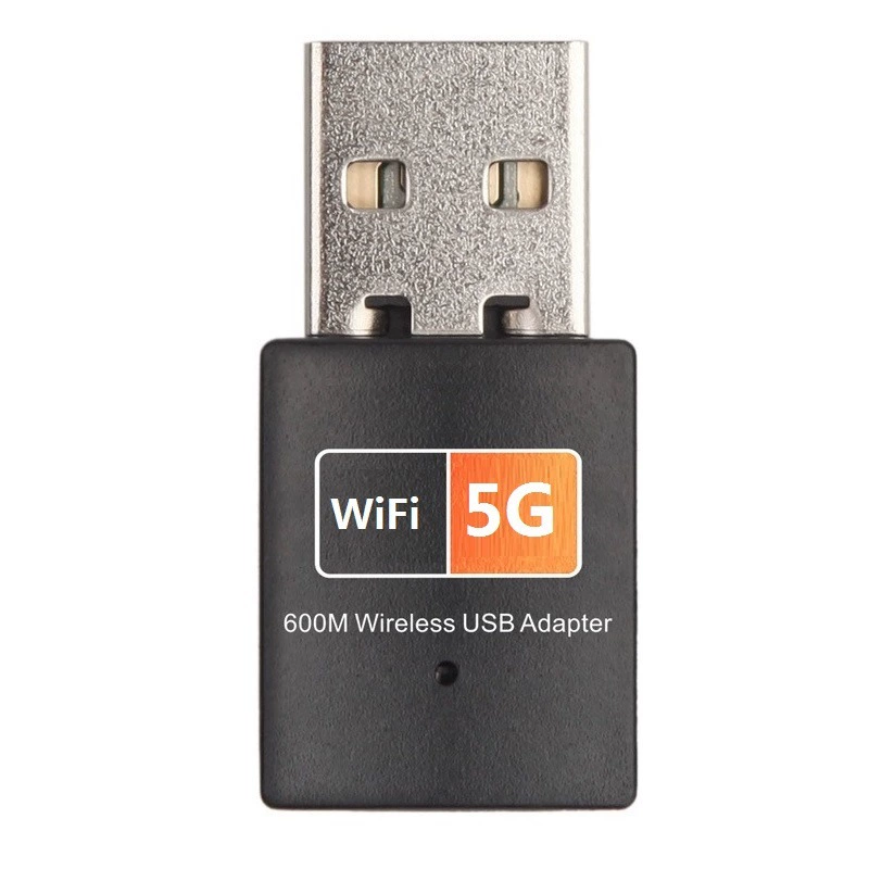 USB беспроводная сетевая карта 600M, 5G двухдиапазонная AC, внешний мини USB Wi‑Fi приемник