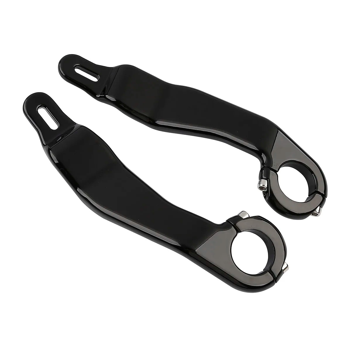 Applicable to Harley Highway Gliding Double Lights Gliding CVO Front Bars Hood Connecting Bracket Hood Bracket