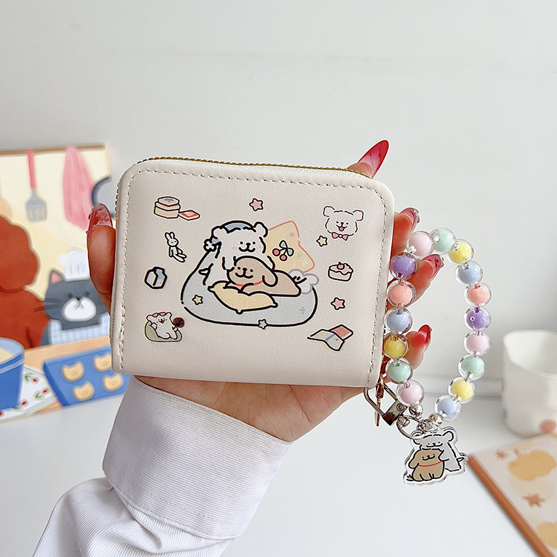 밀크라인 강아지+펜던트+컬러체인