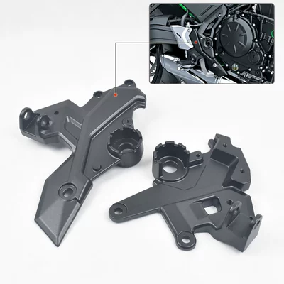 Foot Pedal Suitable for Kawasaki Ninja Ninja650 Z650 Rs Front Plate Foot Pedal Bracket Footstool 17-25 Years (Motorcycle General Parts)