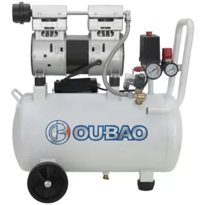 Auburg silent air compressor 4 pole 750W oil-free 24L 750W