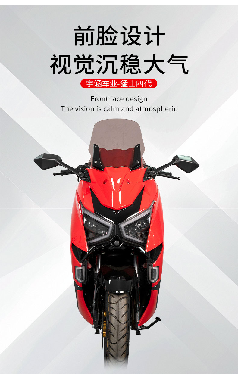 Cross-Border Export of Fuel-Powered Motorcycles, Warrior Fourth-Generation Scooter, Off-Road Motorcycle, Scooter, Direct Export from Foreign Trade