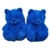 Teddy Bear Plush slippers Teddy Bear Slippers Color Color Color Home Thickens Warm Warm Shoes Cross -border