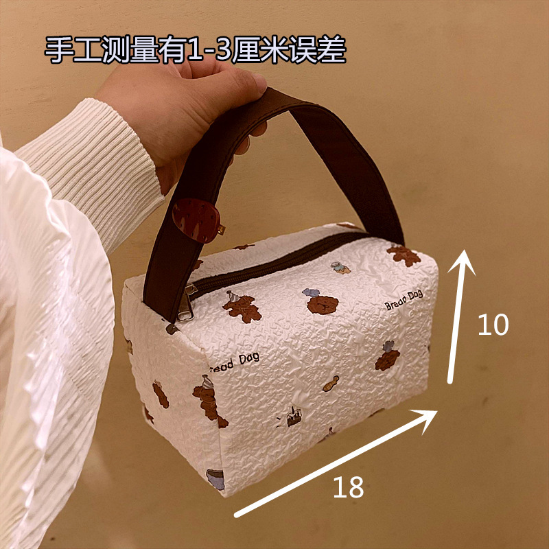 化粧品バッグコレクション猫便利な化粧品バッグ旅行トイレタリー収納袋立体ハンドバッグ大容量|undefined