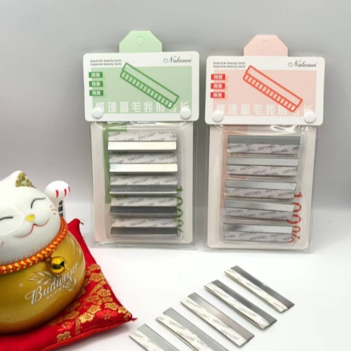38 tipos de cuchillo de cejas plegables herramientas de maquillaje con cuchilla de cejas reemplazable 2 yuanes tienda dos yuanes tienda al por mayor