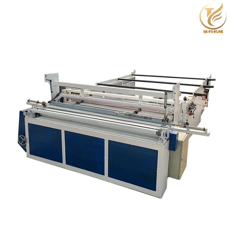 Máquina de corte y bobinado de papel higiénico Máquina de procesamiento de papel higiénico de producción automática pequeña y totalmente automática