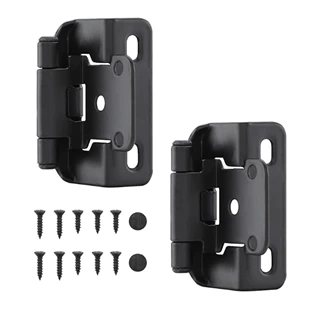 跨境半隐藏房车铰链Semi wrap hinge1/2寸盖位 美式弹簧自关合页
