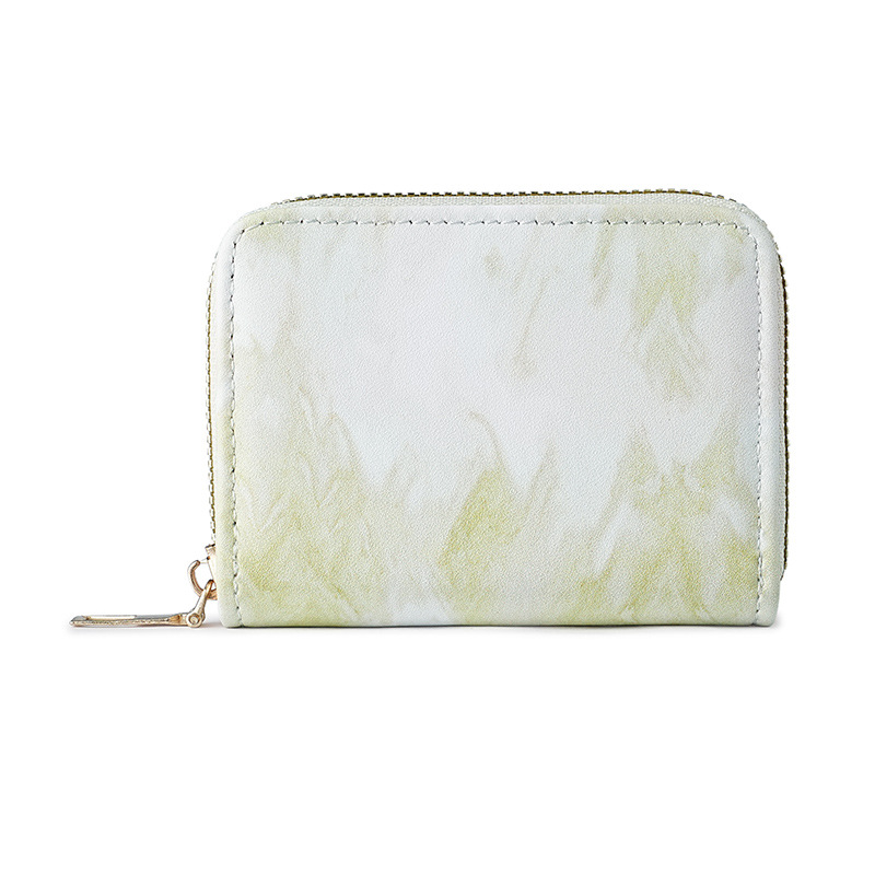 Fábrica directa 2024 nueva bolsa de tarjetas de órgano compacta y exquisita para mujeres gradiente multi-tarjeta bolso de cambio de cremallera de estudiantes