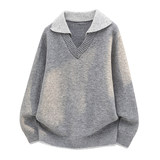 2026秋季杭州四季青现货宽松长袖男式针织衫青少年运动风格透气面，男装针织衫/毛衣，星座614