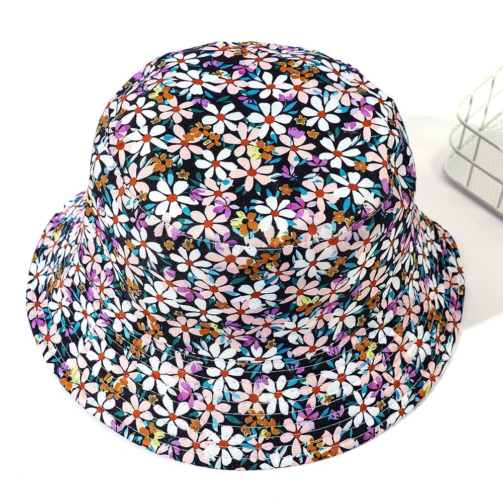 Artístico fresco floral primavera y verano sombrero de sol femenino sombrero de sol